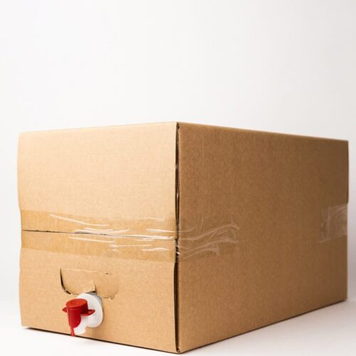 Large Box on white background