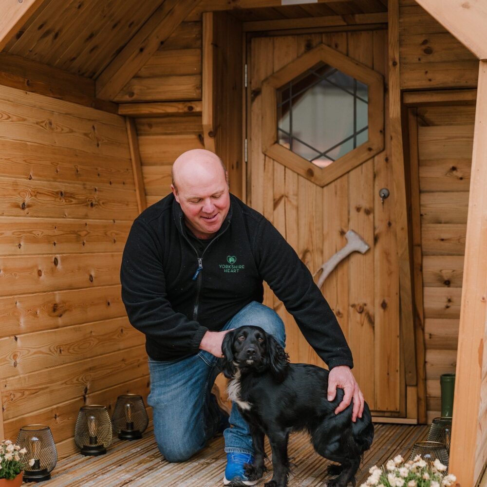 Tim and his dog